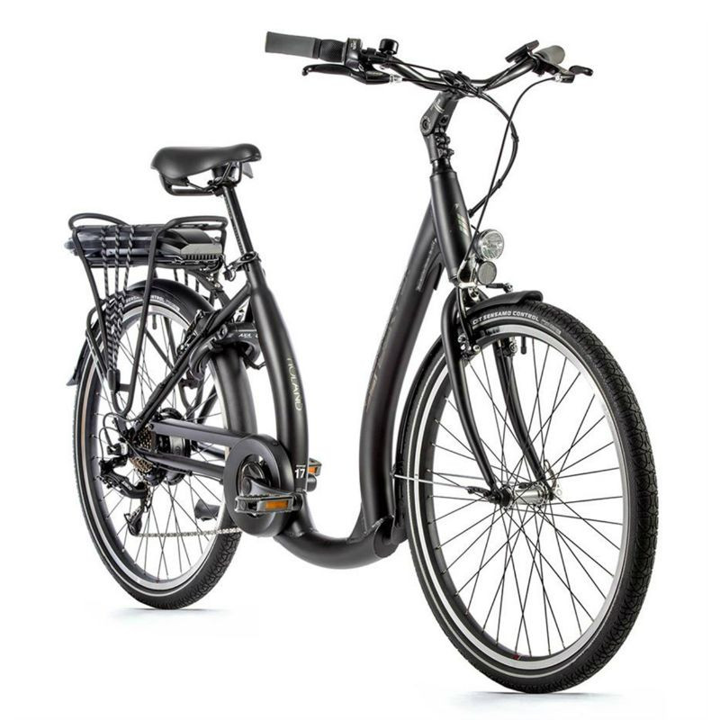 vélo à assistance électrique leader fox hollande 26" noir mat