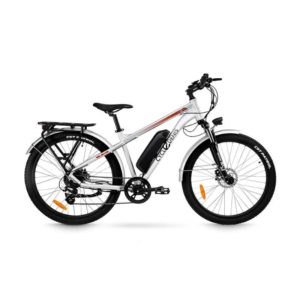 sunrider85 vélo à assistance électrique vtc cycle denis trekker gris et noir