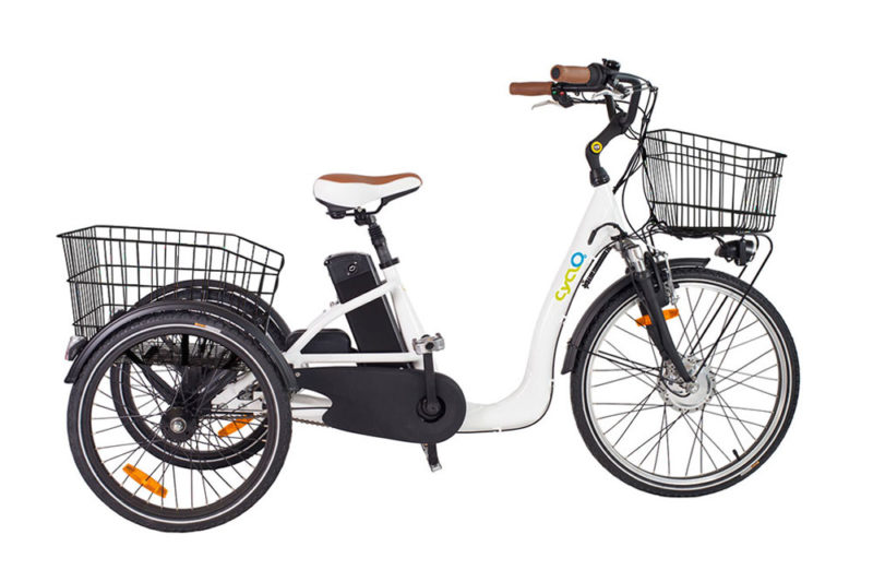 sunrider85.fr sunrider85 sunrider Tricycle à assistance électrique Cyclo2 Comfort 24 " Avec Poignée D'accélérateur. couleur blanc