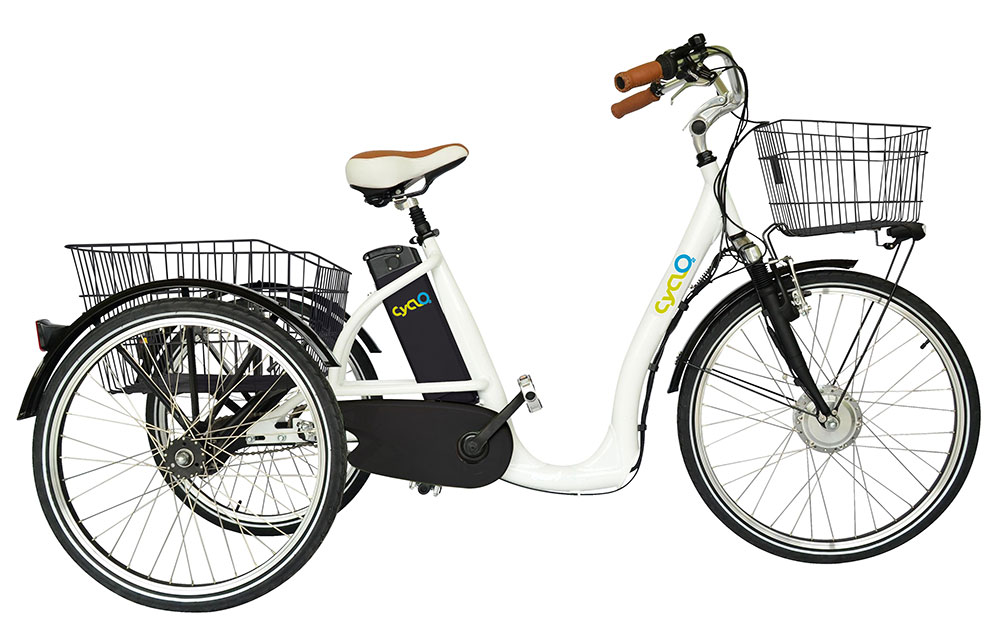 Sunrider85.fr sunrider85 sunrider Tricycle à assistance électrique Cyclo2 Comfort 26 " Avec Poignée D'accélérateur. couleur Blanc