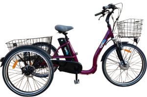 sunrider85.fr sunrider85 sunrider Vélo à assistance électrique Cyclo2 Comfort 26" + couleur grenat