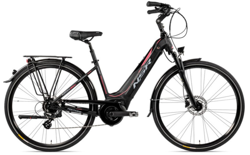 sunrider85.fr sunrider 85 sunrider Vélo à assistance électrique NSR Positive Wave 28 " couleur anthracite- rouge noir-rose